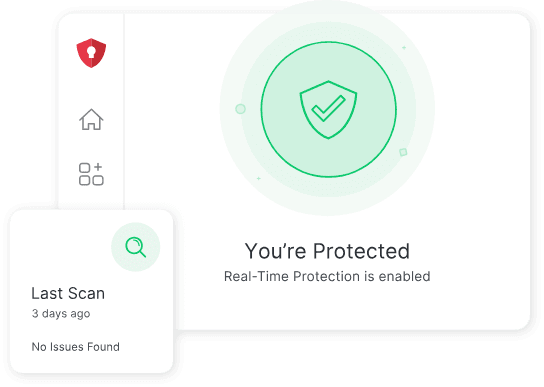 Image showing an example of the TotalAV&trade; app interface